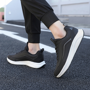 匹克态极运动鞋男款2026新款皮面防水体能作训鞋健步训练跑步鞋