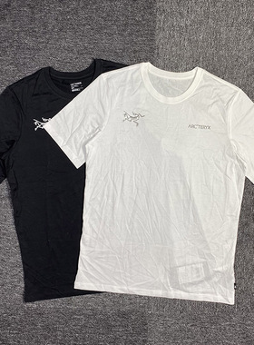 现货正品Arcteryx始祖鸟Captive Split SS LOGO印花情侣短袖男女