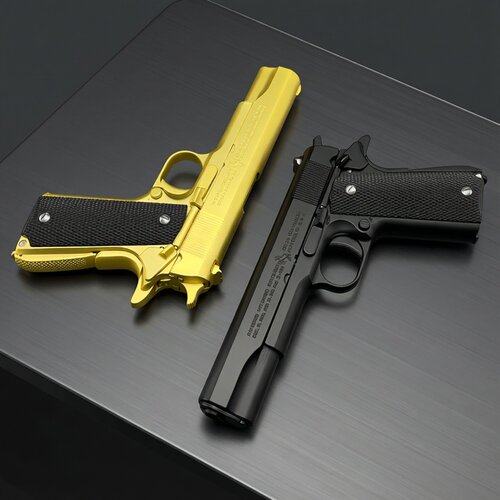 1:2.05合金军模M1911玩具手枪全金属模型 仿真抛壳玩具枪不可发射