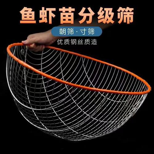 新款鱼苗大小分级钢丝龙虾筛子