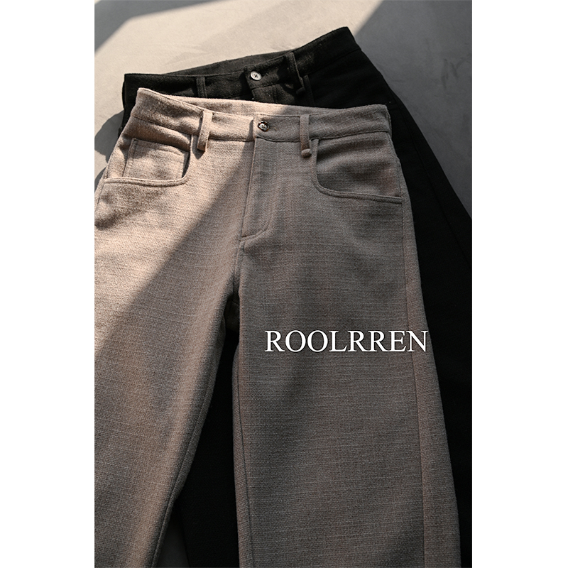 ROOLRREN青春流行直筒秋冬长裤