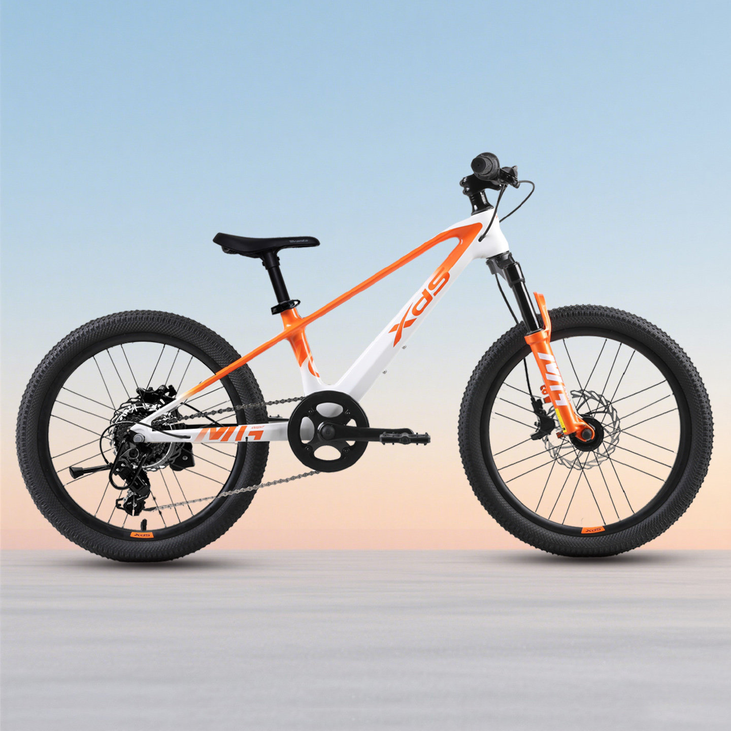 喜德盛青少年儿童自行车镁骑士碟刹镁合金车架禧玛诺7速男女单车