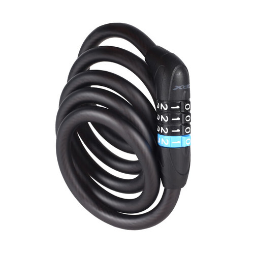 喜德盛自行车锁四位密码锁防盗加粗公路车山地车专用骑行防偷车锁