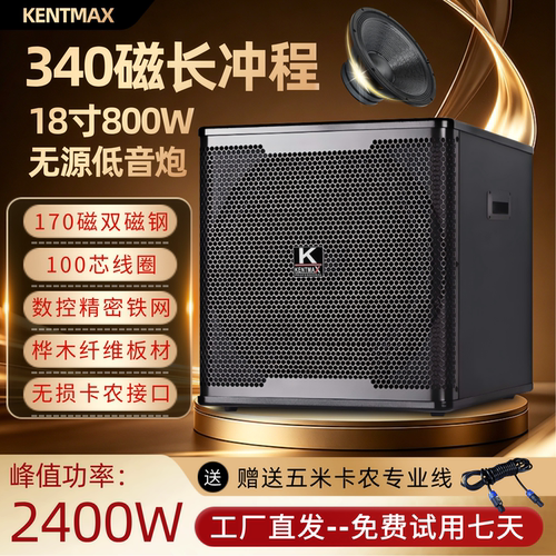 双磁钢18寸无源低音炮新款式