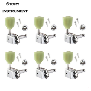 6个一套电木吉他上弦器GIBSON吉普森弦钮复古玉石头琴钮乐器配件
