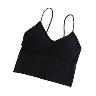 抹胸内衣吊带聚拢美背打底衫内搭防走光背心女学生黑色裹胸外穿夏