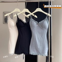 纯欲风吊带连衣裙性感修身收腰包臀短裙2023秋冬季新款内搭连衣裙