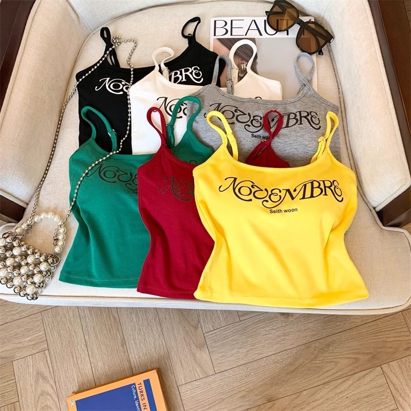 美式黄色挂脖吊带背心女外穿夏日泰式小众甜辣妹jazz抹胸上衣叠穿,女装/女士精品,背心吊带,淘宝优惠券,粉丝福利购,淘宝优惠卷