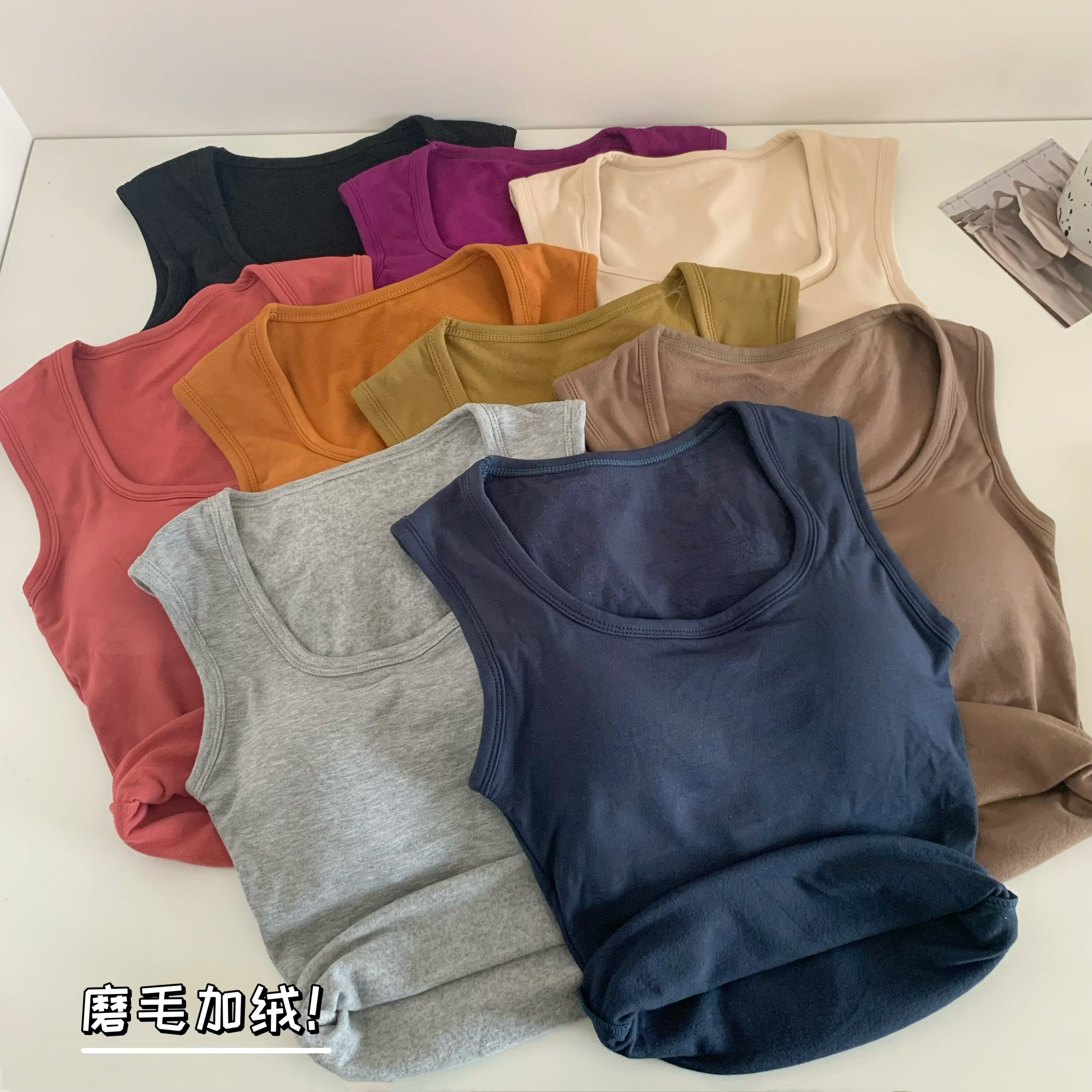 纯色内搭保暖小众无袖背心吊带女装秋季甜美气质修身显瘦打底上衣,女装/女士精品,背心吊带,淘宝优惠券,粉丝福利购,淘宝优惠卷