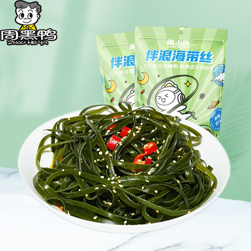 周小伴香辣海带丝160g任选