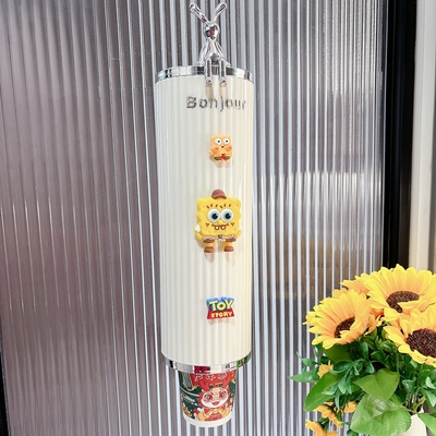 一次性杯子取杯器防尘置物架子