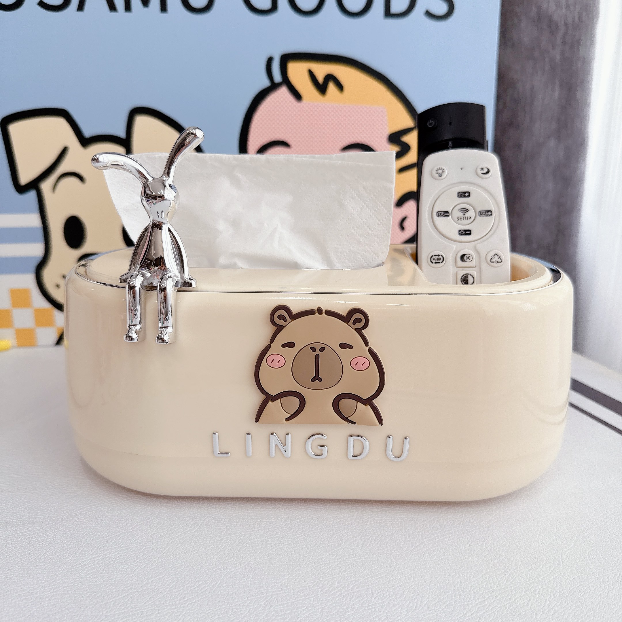 纸巾盒桌面客厅茶几多功能遥控器收纳餐桌轻奢高档2026新款抽纸盒,收纳整理,纸巾盒,淘宝优惠券,粉丝福利购,淘宝优惠卷