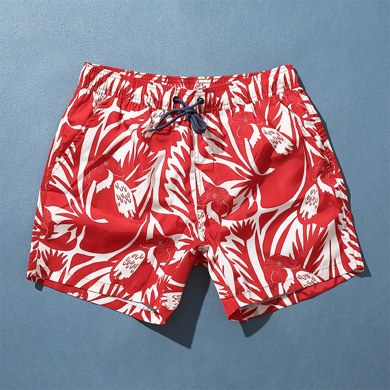 印花沙滩裤男 个性潮流三分裤 海边度假穿速干可下水游泳冲浪短裤,运动/瑜伽/健身/球迷用品,沙滩裤,淘宝优惠券,粉丝福利购,淘宝优惠卷