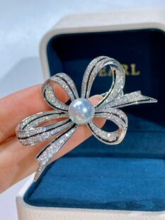 真多麻胸针 Akoya珍珠