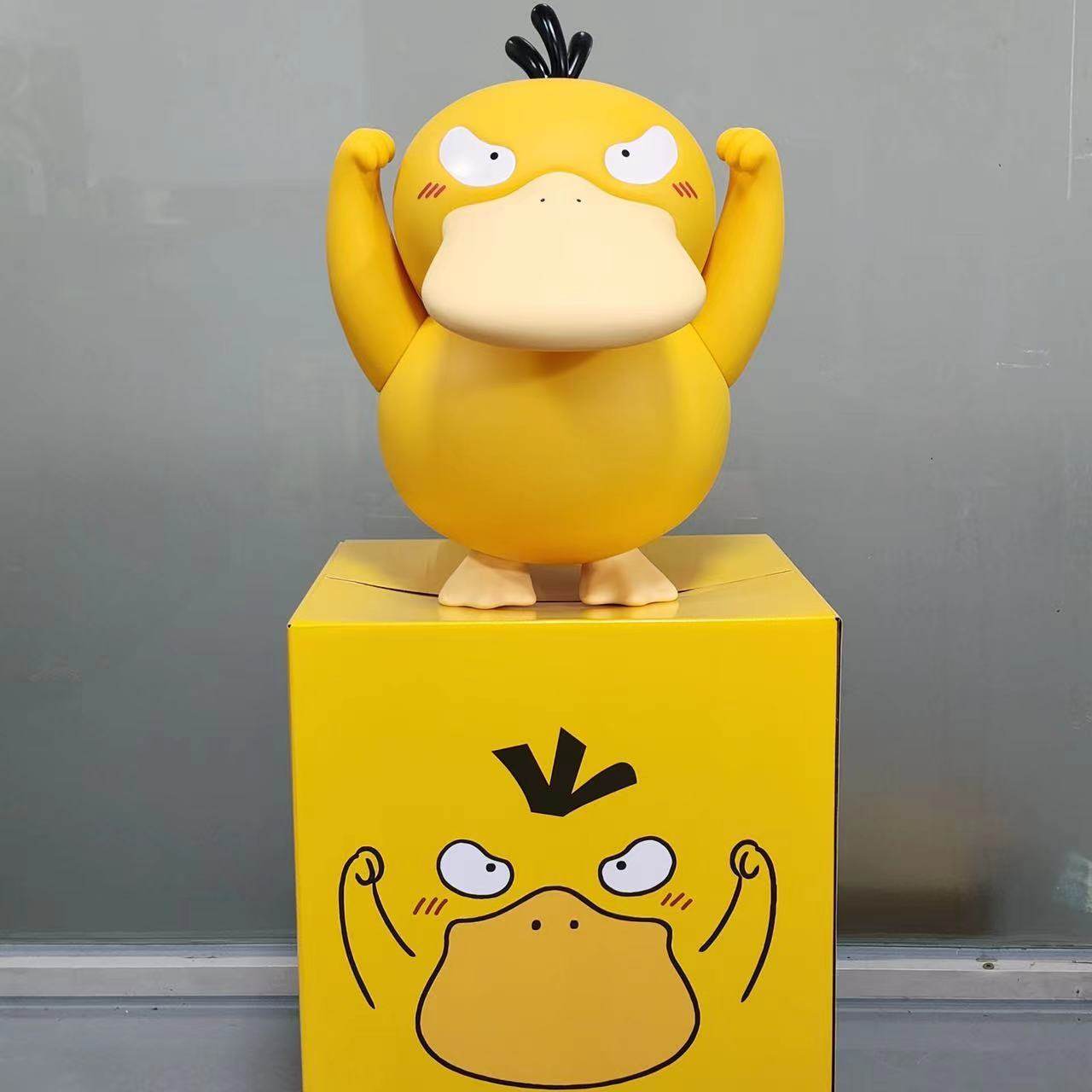 手办傻鸭可换眼睛创意生日礼物摆件宝可梦神奇宝贝呆萌可爱可达鸭,家居饰品,桌面摆件,淘宝优惠券,粉丝福利购,淘宝优惠卷