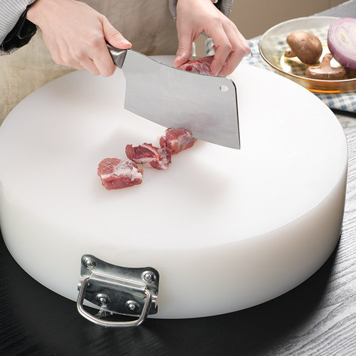 加厚防霉圆形剁肉塑料菜板