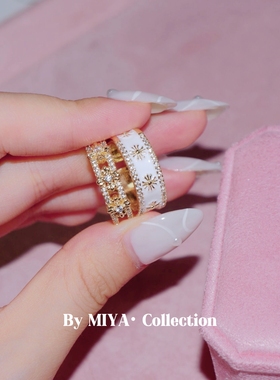 白女美学~ins欧美辣妹感戒指套装