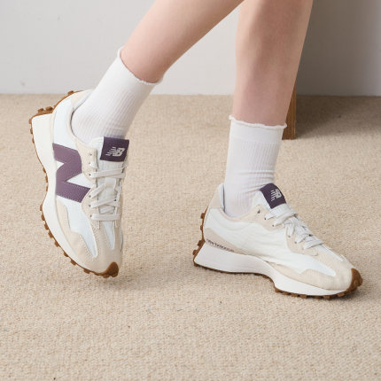 New Balance NB女鞋2025新款327系列复古潮流运动休闲鞋WS327FTC