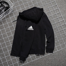 阿迪达斯三叶草外套男连帽官方正品运动服套装秋季休闲夹克防风衣