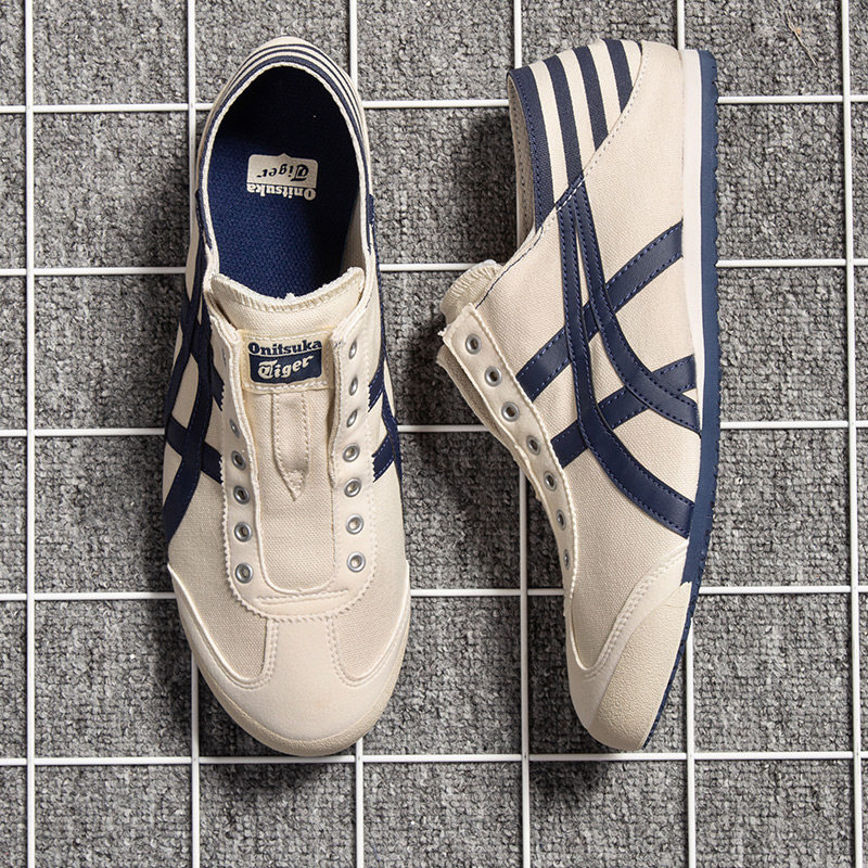 tiger鬼冢虎男鞋女鞋一脚蹬板鞋情侣鞋mexico66老虎鞋th342n-0250