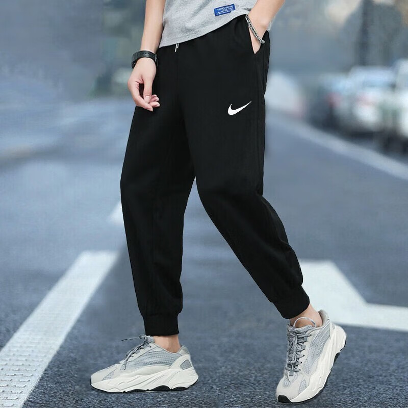 Nike耐克2025薄款跑步训练长裤男透气束脚裤休闲运动裤CZ6380