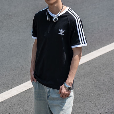 阿迪达斯三叶草男子短袖T恤