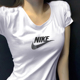 修身 t恤女DX7907 Nike耐克短袖 透气纯色运动纯棉半袖 女24夏季 新款