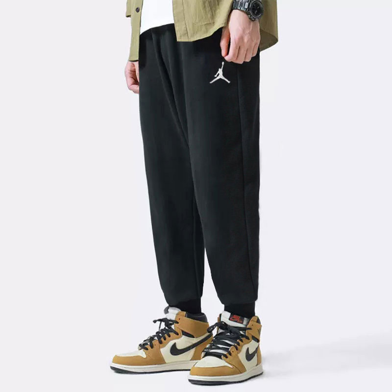 nike耐克aj裤子男2024冬季新款正品jordan长裤加厚运动裤卫裤男士