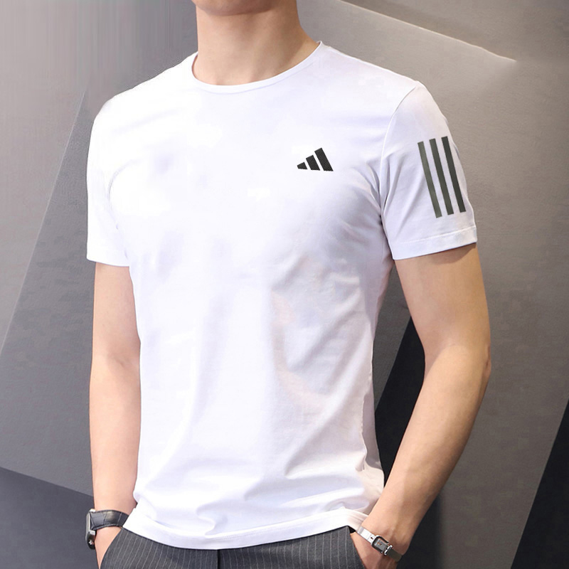 Adidas阿迪达斯T恤男夏季新款运动服弹力宽松透气吸湿排汗短袖