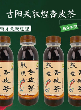 甘肃敦煌古阳关杏皮茶瓶装300ml植物饮料杏皮水西北旅游伴手礼物