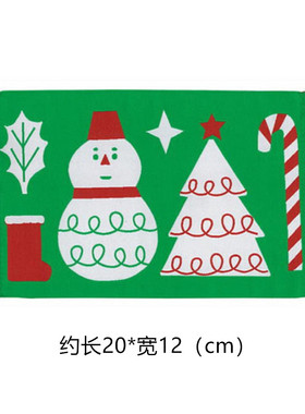 diy日式风zakka雪人地毯娃娃屋