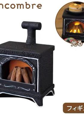 咖啡面包店复古风微场景树脂摆件