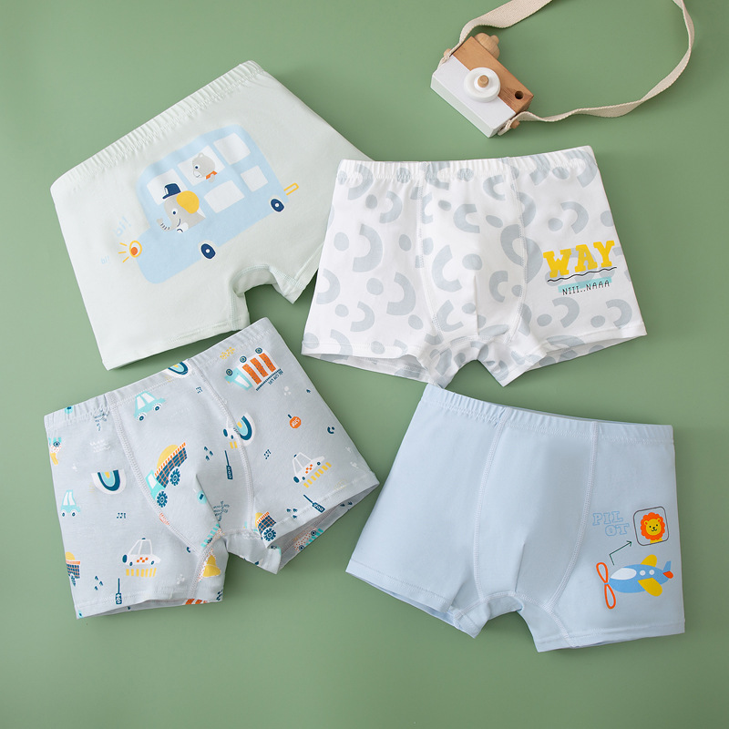 泰迪博士纯棉平角裤A类抑菌内裤