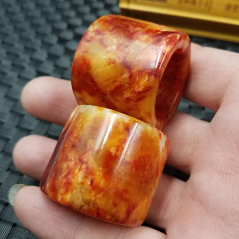 结缘珠宝天然玉石岫玉做旧扳指仿古玉石扳指加宽玉戒指指环,珠宝/钻石/翡翠,手饰,淘宝优惠券,粉丝福利购,淘宝优惠卷