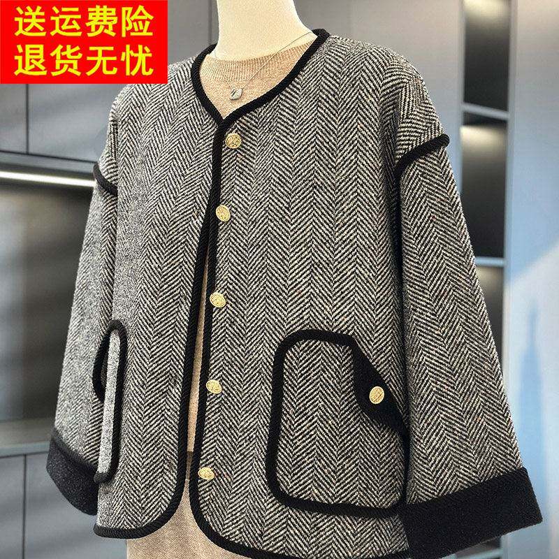 时尚洋派妈妈装针织衫女开 衫外套2025春装新款上衣中年毛衣小夹 - 2026女装精品店出品