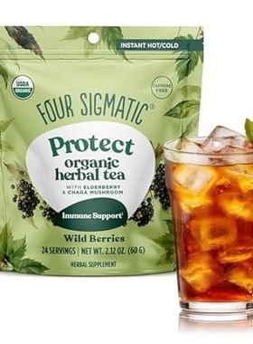 Four Sigmatic Protect Organic Herbal Tea | Immunity Tea w