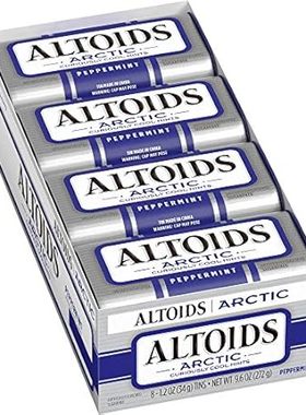 ALTOIDS Arctic Peppermint Breath Mints Hard Candy Bulk， 1