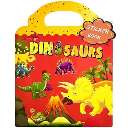 Reusable Sticker Books for Kids 2-4， Cute Travel Sticker