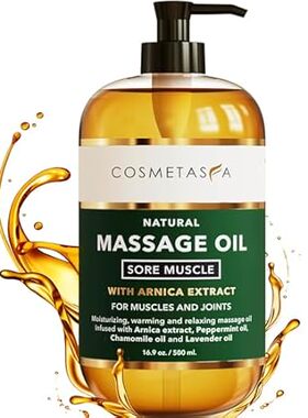 Cosmetasa Sore Muscle Massage Oil - 16.9 oz Soothes Muscl