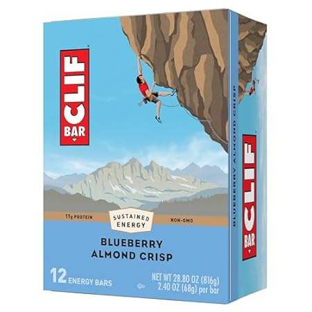 Clif Bar - Blueberry Almond Crisp - Made with Organic Oat