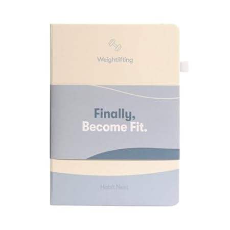 Habit Nest The Weightlifting Gym Buddy Journal A 12-Week