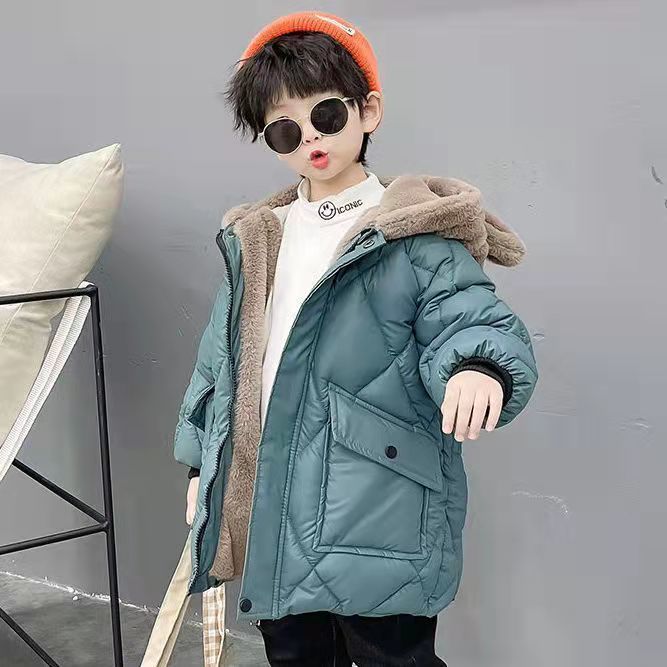 宝宝免洗羽绒棉服男童小