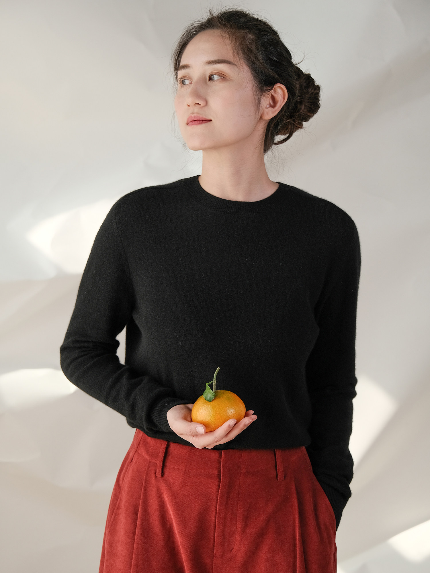 远家纯山羊绒毛衣基础款圆领针织保暖修身套头长袖打底衣Y-251限,女装/女士精品,毛衣,淘宝优惠券,粉丝福利购,淘宝优惠卷