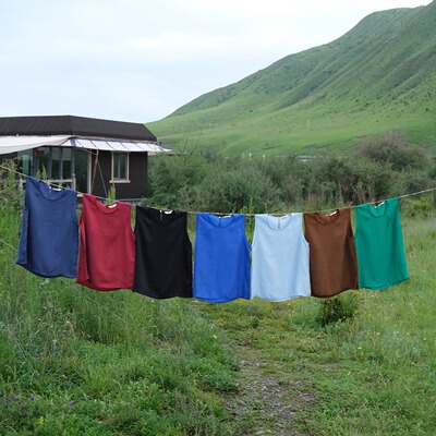 远家夏季基础休闲多色背心