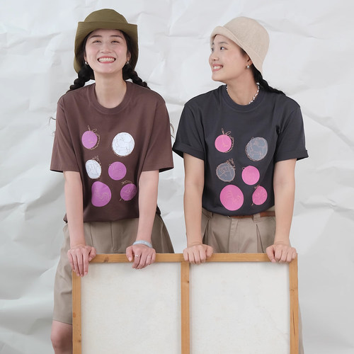 远家趣味动物印花图案T恤