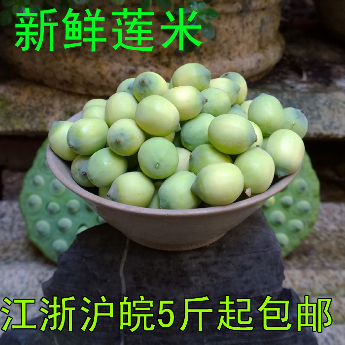 天然新鲜绿色饱满不带3斤莲子