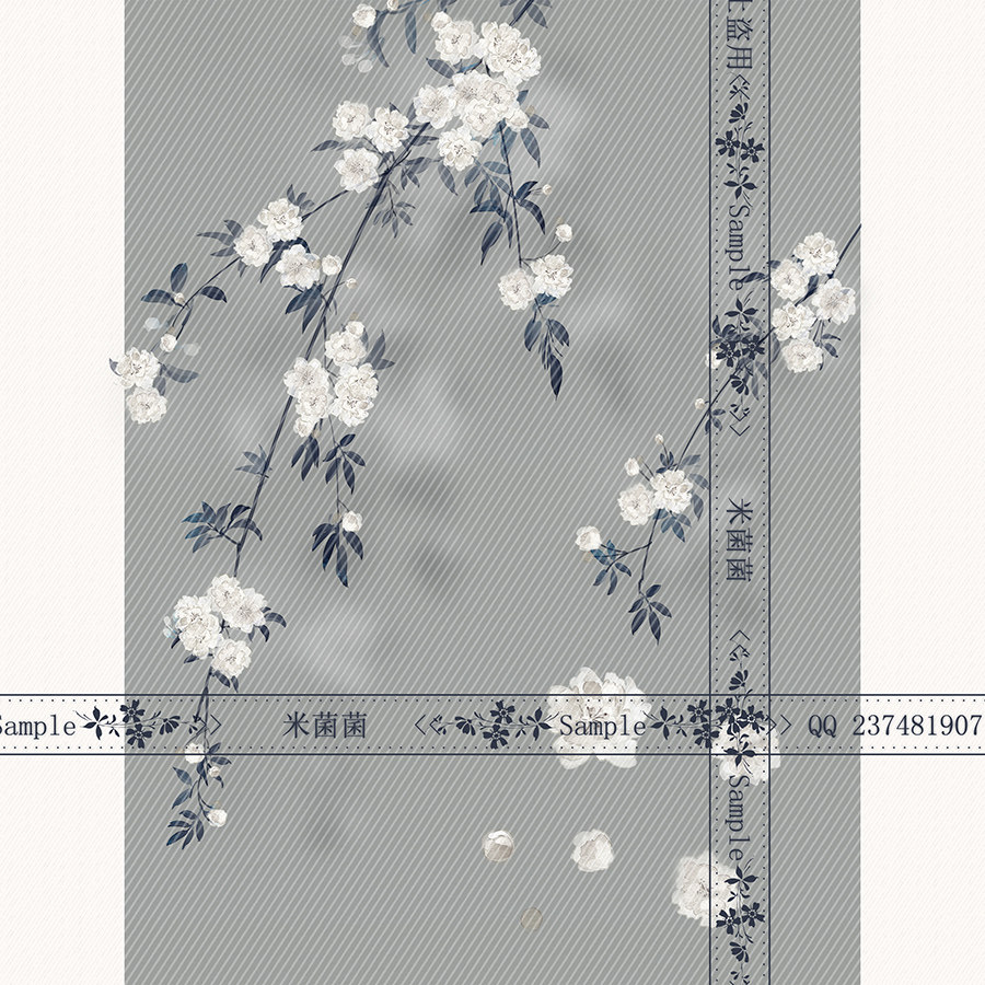 木香花原创水彩手绘可商用橙光免抠png透明底psd设计电子素材