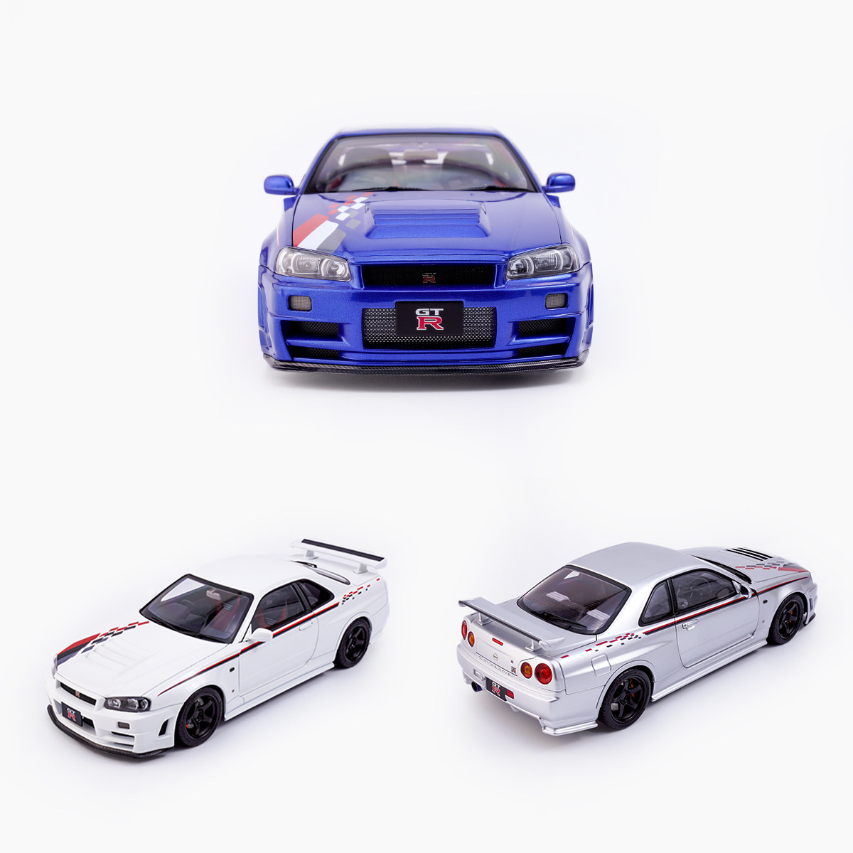 MOTORHELIX合金模型日产GTRR34