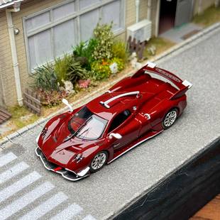 现货LCD 1:64 帕加尼 Pagani花雅Huayra R红碳合金汽车模型