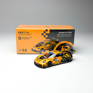 ARBOX AR 1:64 保时捷911 GT3 R泰国B-Quik 雪邦赛事合金汽车模型